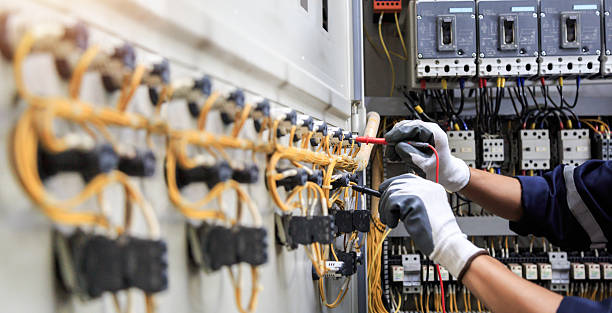 Professional Electrician technician working in Edison, GA